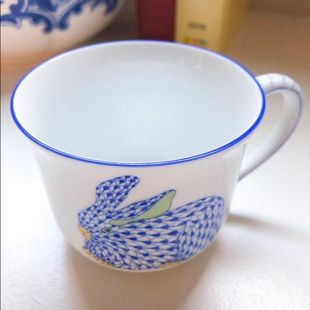 Authentic Herend bunny rabbit tea cup or mug - Picture 9 of 10